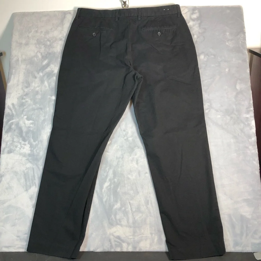 J. Crew Men's Flex Bedford Straight-Fit Chino's Black Size 36 x 32
